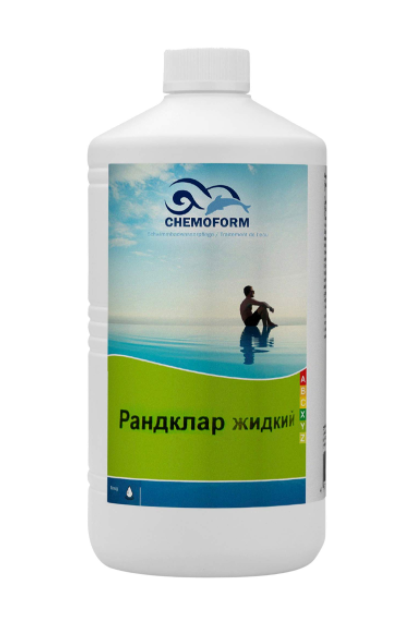 Chemoform Рандклар жидкий, для мытья бассейнов (ватерлиния), 1 л