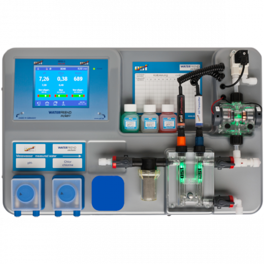 Станция дозирования OSF Waterfriend Exclusiv MRD-3 (Cl, pH, Rx), дисплей 5,7", 3 насоса, LAN